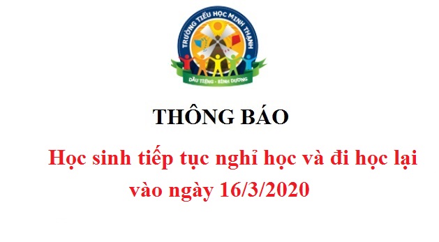 THÔNG BÁO V/V HỌC SINH TIẾP TỤC NGHỈ HỌC
